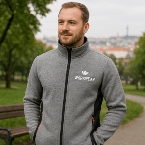 Pánska pracovná pletená fleecová bunda Promodoro | 7700 3 Pánska pracovná pletená fleecová bunda Promodoro | 7700 – Obrázok 3
