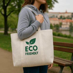 Nákupná taška pruhovaná z bio bavlny Westford Mill | W 255 3 Nákupná taška pruhovaná z bio bavlny Westford Mill | W 255 – Obrázok 3