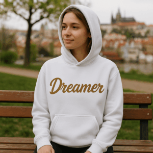 Dámska oversize mikina s kapucňou "Fluffy" Build your Brand | BY 289 3 Dámska oversize mikina s kapucňou "Fluffy" Build your Brand | BY 289 – Obrázok 3