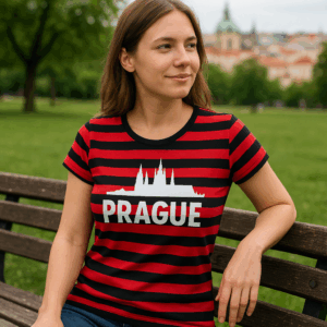 Dámske pruhované tričko Mantis | M 110S 3 Dámske pruhované tričko Mantis | M 110S – Obrázok 3