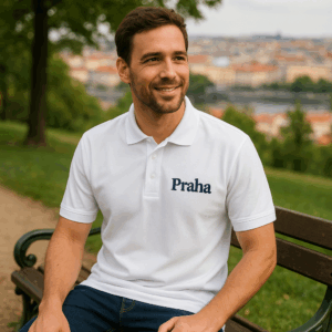 Pánske piqué polo z bio bavlny Neutral | O 20080 3 Pánske piqué polo z bio bavlny Neutral | O 20080 – Obrázok 3