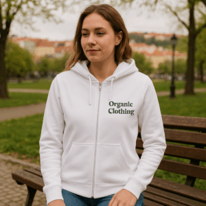 Dámska mikina s kapucňou z bio bavlny Neutral | O 83301 3 Dámska mikina s kapucňou z bio bavlny Neutral | O 83301 – Obrázok 3