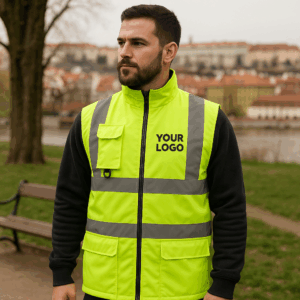 Hi-Vis polstrovaná vesta Yoko | HV 005 3 Hi-Vis polstrovaná vesta Yoko | HV 005 – Obrázok 3