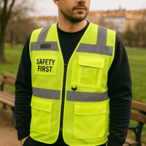 Hi-Vis sieťovaná bezpečnostná vesta Yoko | HVW 820 3 Hi-Vis sieťovaná bezpečnostná vesta Yoko | HVW 820 – Obrázok 3