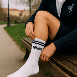 Tenisové ponožky "Premium" 3 Tenisové ponožky "Premium" – Obrázok 3