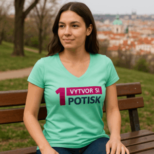 Dámske tričko VÉČKO 3 Dámske tričko VÉČKO – Obrázok 3