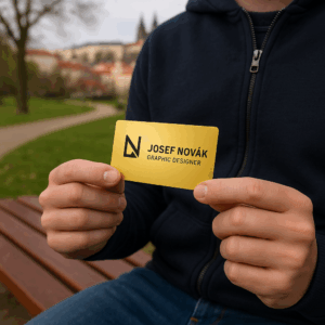 Hliníková vizitka 3 Hliníková vizitka – Obrázok 3