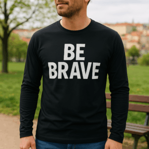 Pánske tričko BRAVE s dlhým rukávom 3 Pánske tričko BRAVE s dlhým rukávom – Obrázok 3