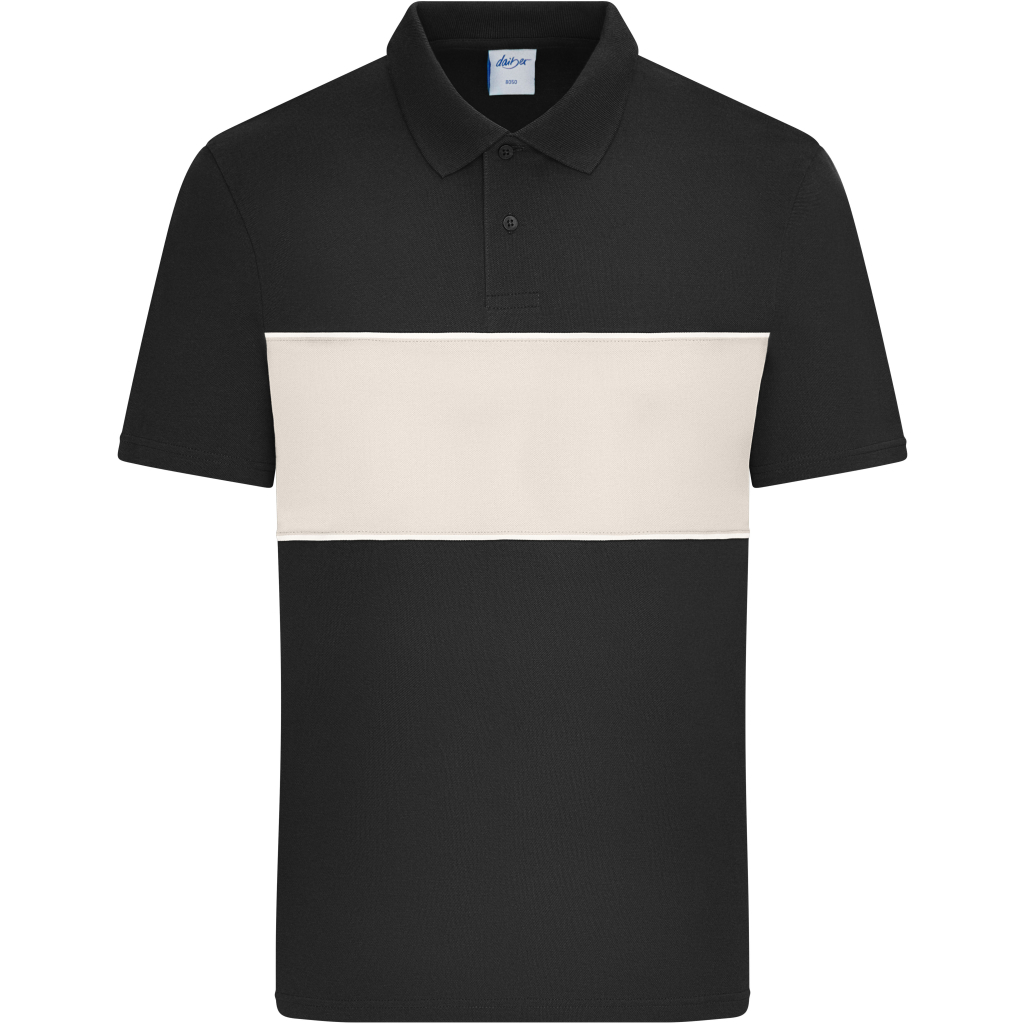 Bio polo "Colour-Block" Daiber | 8050 1 Bio polo "colour-block" daiber | 8050 s vlastnou potlačou