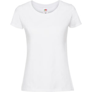 Dámske tričko z ťažkej bavlny f.o.l. | lady-fit iconic 195 t s vlastnou potlačou