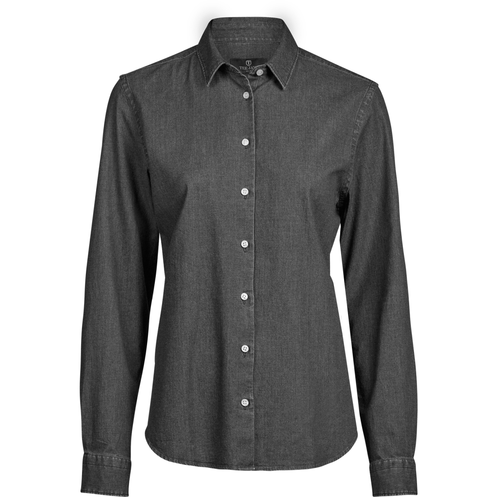 Denim blúzka s dlhým rukávom Tee Jays | TJ 4005 1 Denim blúzka s dlhým rukávom tee jays | tj 4005 s vlastnou potlačou