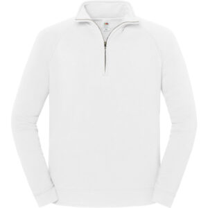Ťažká mikina s 1/4 zipsom f.o.l. | iconic premium zip neck sweat s vlastnou potlačou