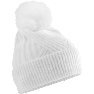 Pletená čiapka s brmbolcom "Snow Luxe" Beechfield | B 529