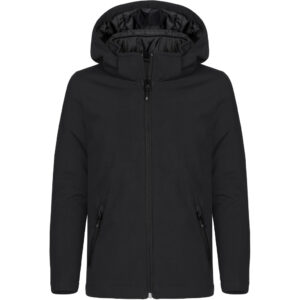 Detská zateplená softshellová bunda s kapucňou Clique | Padded Hooded Softshell Junior