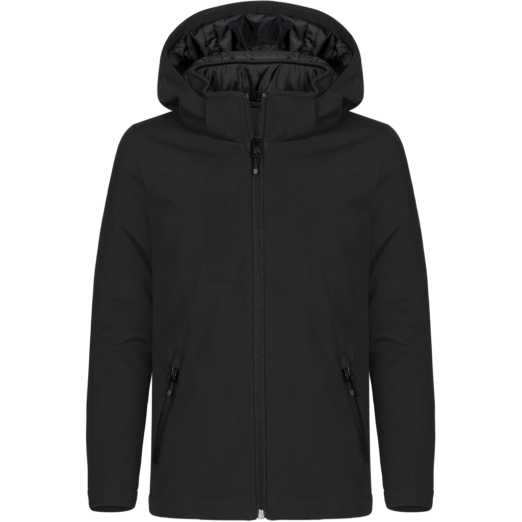 Detská zateplená softshellová bunda s kapucňou Clique | Padded Hooded Softshell Junior 1 Detská zateplená softshellová bunda s kapucňou Clique | Padded Hooded Softshell Junior