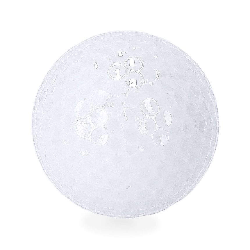 Golfová loptička 1 golfový míček s vlastním potiskem - potisk golfových míčků